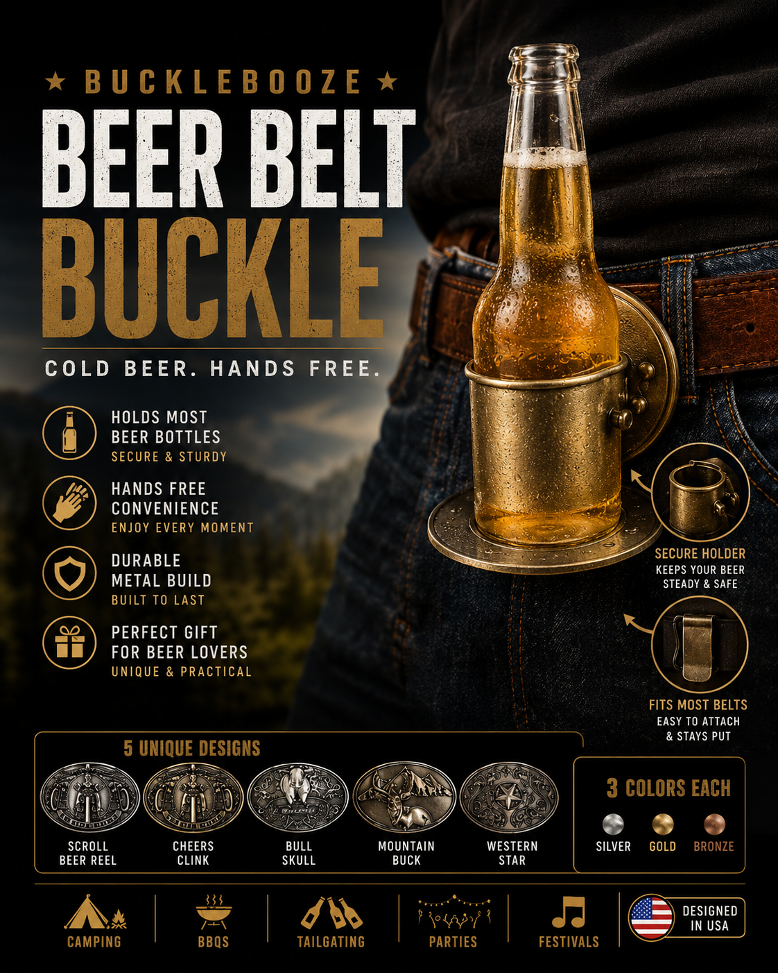 BuckleBooze - Beer Belt Buckle